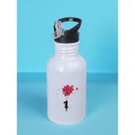 Balonlu Kız Baskılı Matara Suluk 600 ml - Sporcu Suluğu, Büyük Suluk, Spor Matara, Sporcu Sulukları