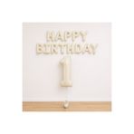 Balonsan Happy Bırthday Krem Balon Seti -1-