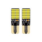 Balp 2 Adet Beyaz Renk T10 Dipsiz LED Ampul 24 Ledli Park Ampulü Gündüz Farı Yüksek Işık Güçlü