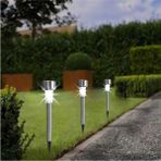 Balp 2 Adet Güneş Enerjili Aydınlatma Solar Saplama Bahçe Lamba 28 cm - Beyaz
