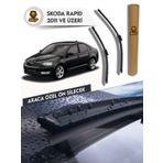BALP 60x40 cm 2012-2019 Skoda Rapid Muz Silecek Takımı