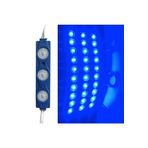 BALP Mavi Modül Mercekli 3 Ledli Kablolu Parmak Led 12 v 5 adet