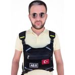 Balp Motorcu Göğüs Çantası Reflektörlü Su Geçirmez Kan Grubu Ab+