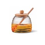 BALSA 3 Parça BOROSİLİKAT Cam Bal Kavanozu Ballık 420 ml BOR072