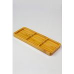 Balsa Bambu Sunumluk 3 Bölmeli 8699885896741