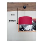 Balsa Dekor Avize-Bordo- Jüt Örgü Kablo- Genç & Yatak Odası- Salon
