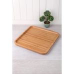 Balsa Kare Bambu Sunum Tabak 25 X 25 Cm