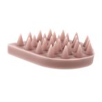 Baluue 1 Bilgisayar banyo fırçası Taşınabilir şampuan fırçası saç tarağı saç yıkama fırçası şampuan yıkayıcı kafa derisi masaj tarağı Tarağı saç derisi masaj aleti Silika jeli pembe