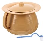 Baluue 1 Takım Tükürük Hokkası Çocuk Sürgü Başucu Idrar Kovası Gece Idrar Potu Plastik Idrar Kovası Taşınabilir Tuvalet Çocuklar Idrar Kovası Plastik Lazımlık Pot Plastik Sürgü Odası Pot