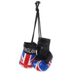Baluue Mini Boks Eldiveni Anahtarlık 1 Çift Minyatür Boks Eldiveni Anahtarlık Spor Anahtarlık Tutucu Kolye Ilham Verici Hediyeler Araba Asılı Dekorasyon Spor Fan Boksörler Için