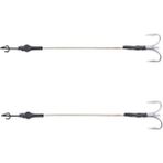Balzer 13936 Silikon Yemler Icin Celik Telli Rigs 11Cm 2'Li Paket 50-300Gr Zokalar Icin