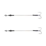 Balzer 13936 Silikon Yemler Icin Celik Telli Rigs 7Cm 2'Li Paket 50-300Gr Zokalar Icin