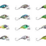 Balzer 16093 003 Trout Wobbler UV Active Floating 3 cm Maket Balık Suni Yem