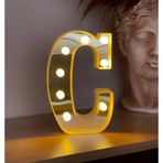 BAM 3D Işıklı Led Harf Dekoratif Aydınlatma Büyük Boy C