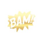 Bam Araba Sticker 17X17 Cm Gold