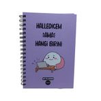 Bam HALLEDİCEM AMA HANGİ BİRİNİ Konuşan Ajanda Akademik Ajanda Yıllık Planlayıcı Defter