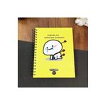 Bam Konuşan Ajanda 17x24 Spiralli Stickerli Kuşe Kağıda Tarihsiz Ajanda Dobarlan Bıragma Gendini