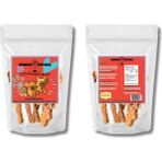 Bambam Natural Dana Akciğer Çubukları 15 Cm 250 Gr - %Doğal Kurutulmuş - Köpek Çiğnemelik Ödül Maması - Kırmızı