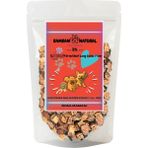 Bambam Natural Dana Akciğer Küpleri 1 Cm 100 Gr - %100 Doğal Kurutulmuş - Köpek Çiğnemelik Ödül Maması - 1 Adet - Kahverengi