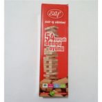 Bambapaw 54 Parçalı Denge Oyunu Jenga