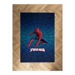 BAMBAŞKA MODA BEBEK VE ÇOCUK ODASI Spider Man Desenli Lacivert Halı BÇH-8361
