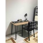 Bambeds Mobilya 60X120 Dekoratif Mutfak Masası, Yemek Masası, Çalışma Masası, Bilgisayar Masası Çam
