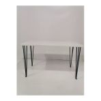 Bambeds Mobilya 60X120 Metal Ayaklı Masa Mutfak Masası Çalışma Masası Bilgisayar Masası