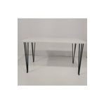 BAMBEDS MOBİLYA Bambeds Mobilya 60x90 Beyaz Metal Ayaklı Masa Mutfak Masası Çalışma Masası Bilgisayar Masası