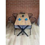 Bambeds Mobilya Masa Takımı, Yemek Masası, Mutfak Masası, Balkon Masası - 60X120