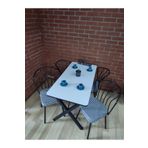 Bambeds Mobilya Masa Takımı, Yemek Masası, Mutfak Masası, Balkon Masası - 70X110
