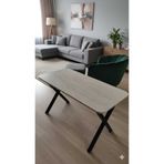 BAMBEDS MOBİLYA Treverten Masa Yemek Masası Balkon Masası Çalışma Masası 60x120 Tek Masa