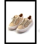 Bambi Bej Kot Kadın Sneaker K01140430637