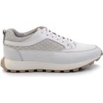 Bambi Beyaz Deri Erkek Sneaker E01034222403