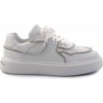 Bambi Beyaz Deri Kadın Sneaker K01480136703