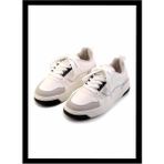 Bambi Beyaz Lame Kadın Sneaker K01591513009
