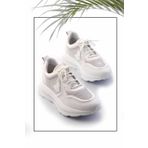 Bambi Beyaz Leather Kadın Sneaker K01480224203