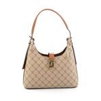 Bambi C06636222204 Krem Kumaş Kadın Omuz Çantası