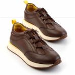 Bambi Ceviz Napa Erkek Sneaker E01585748443