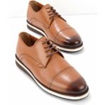 Bambi E01194132603 Taba Leather Erkek Klasik Ayakkabı