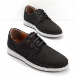 Bambi E01733500101 Siyah Nubuk Leather Erkek Casual Ayakkabı