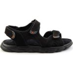 Bambi E05078102501 Siyah Leather Erkek Sandalet