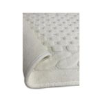 Bambi Ekru 2li Set Banyo Halısı Yıkanabilir, Kaymaz Taban