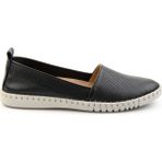 Bambi K01028031603 Siyah Leather Kadın Casual Ayakkabı