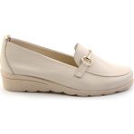 Bambi K01087207203 Bej Leather Kadın Casual Ayakkabı