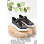 Bambi K01179086009 Siyah Kadın Sneaker