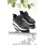 Bambi K01228086067 Siyah Paraşüt Kadın Sneaker
