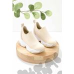 Bambi K01313001617 Bej Streç Kadın Sneaker