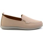 Bambi K01331041703 Bej Leather Kadın Casual Ayakkabı