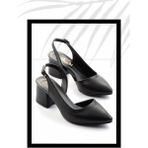 Bambi K01471060209 Siyah Kadın Klasik Topuklu Ayakkabı