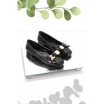 Bambi K01641121409 Siyah Kadın Loafer Ayakkabı